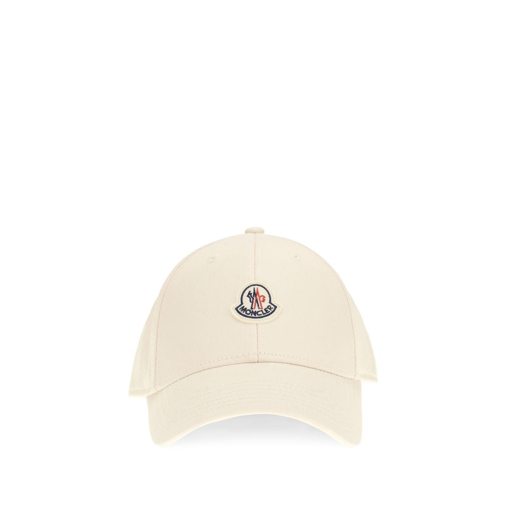 Moncler Beige Cotton Baseball Cap-1