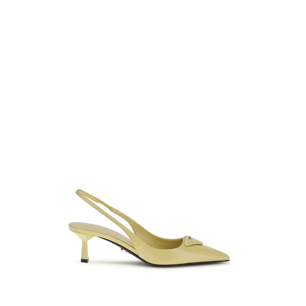 Prada Pumps aus Kalbsleder in Bicolor "Bos Taurus"-1