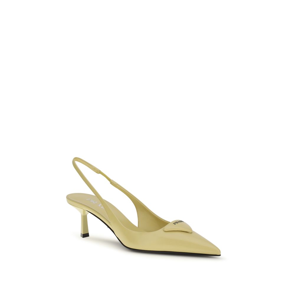 Prada Pumps aus Kalbsleder in Bicolor "Bos Taurus"-2