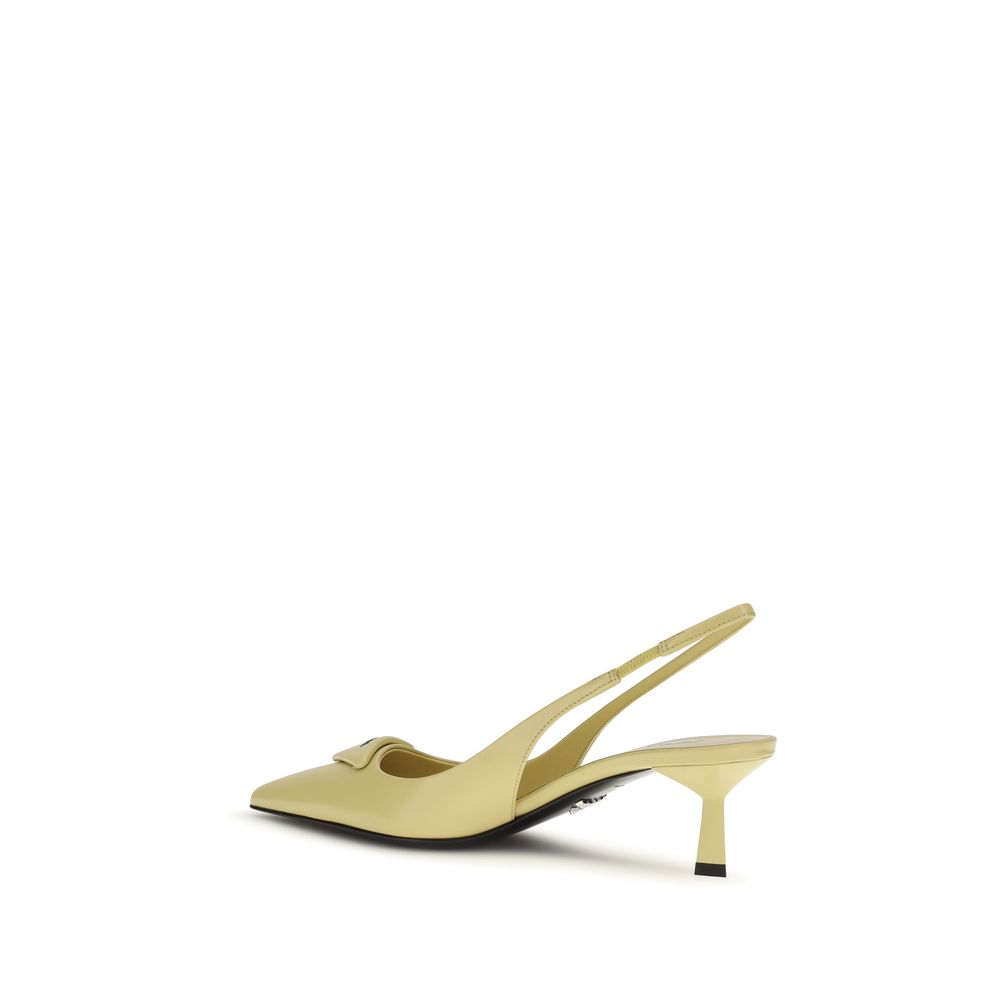 Prada Pumps aus Kalbsleder in Bicolor "Bos Taurus"-3