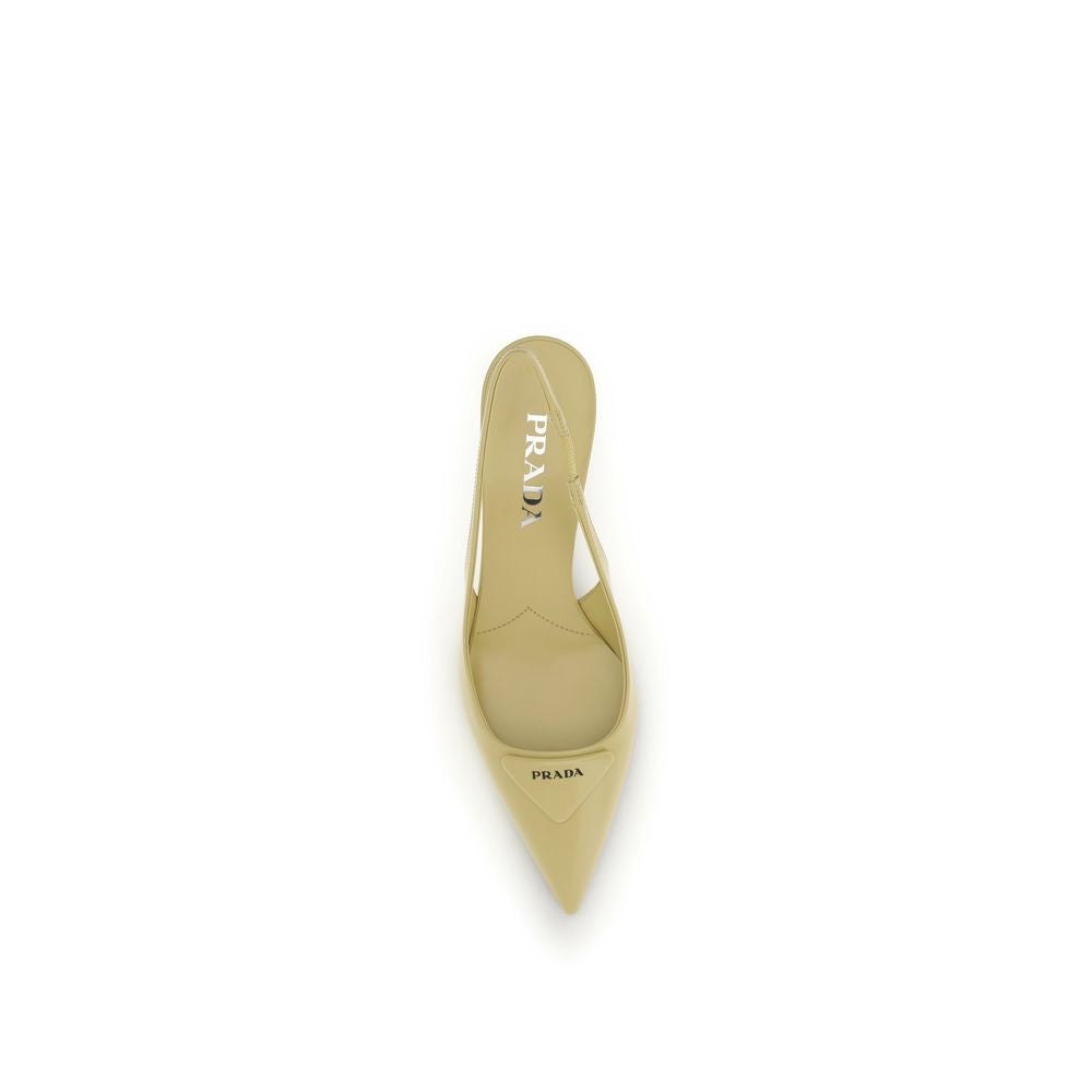 Prada Pumps aus Kalbsleder in Bicolor "Bos Taurus"-4