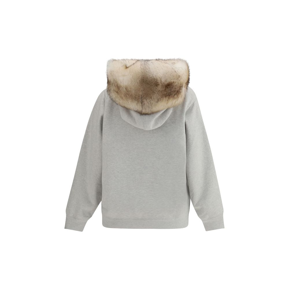 Prada Grauer Baumwollpullover-2
