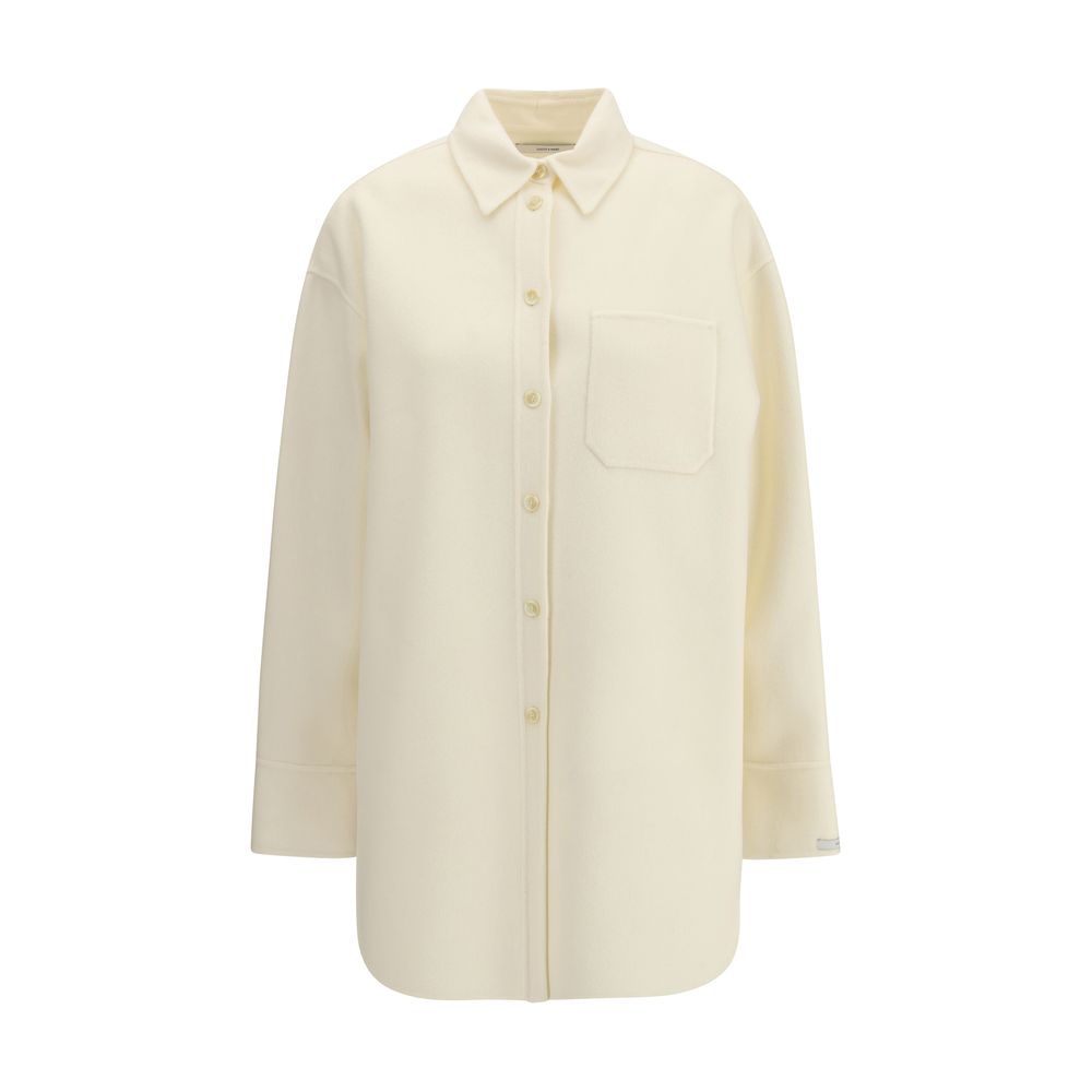 Max Mara Beiges Wollhemd-1