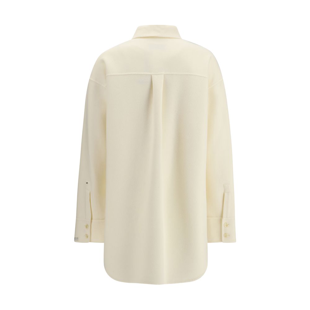 Max Mara Beiges Wollhemd-2