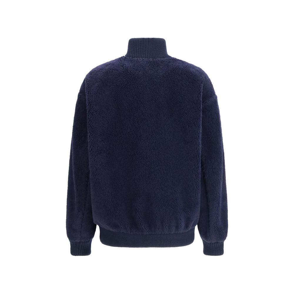 Prada Blaue Jacke aus Polyamid in voller Länge-2