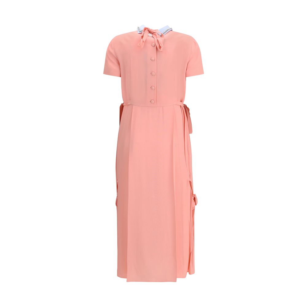 Prada Mehrfarbiges Freizeitkleid aus Viskose-2