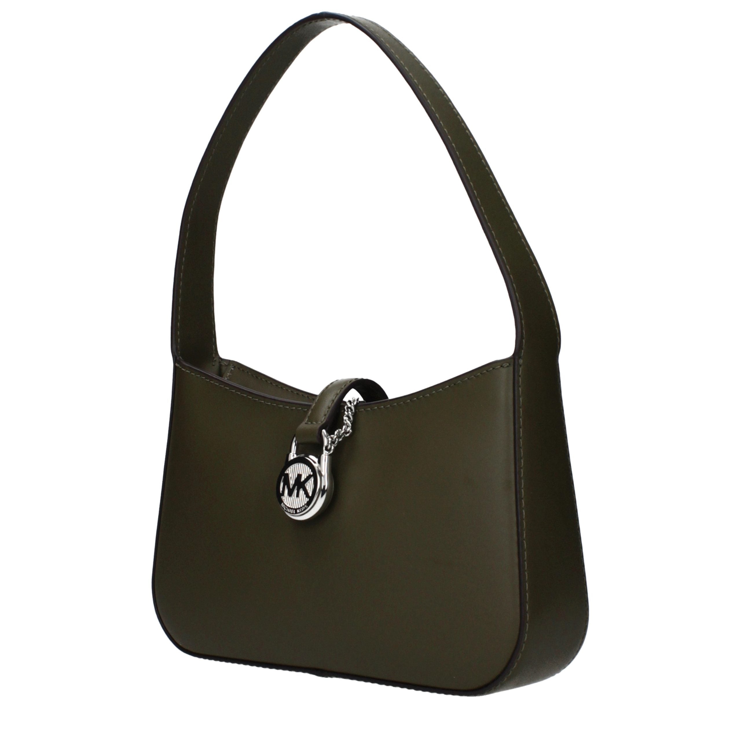 Michael Kors Grüne Lederhandtasche-2