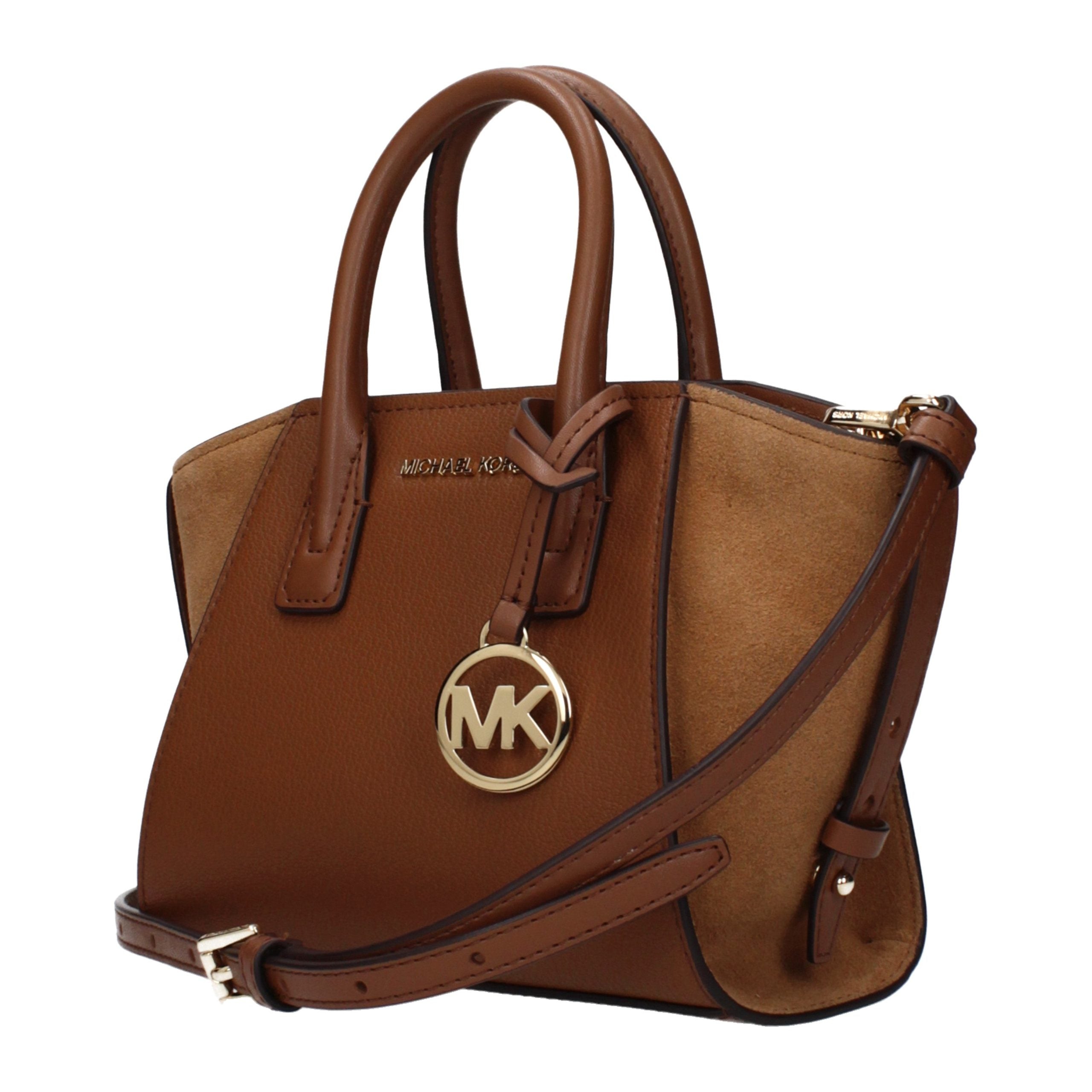 Michael Kors Braune Lederhandtasche-2