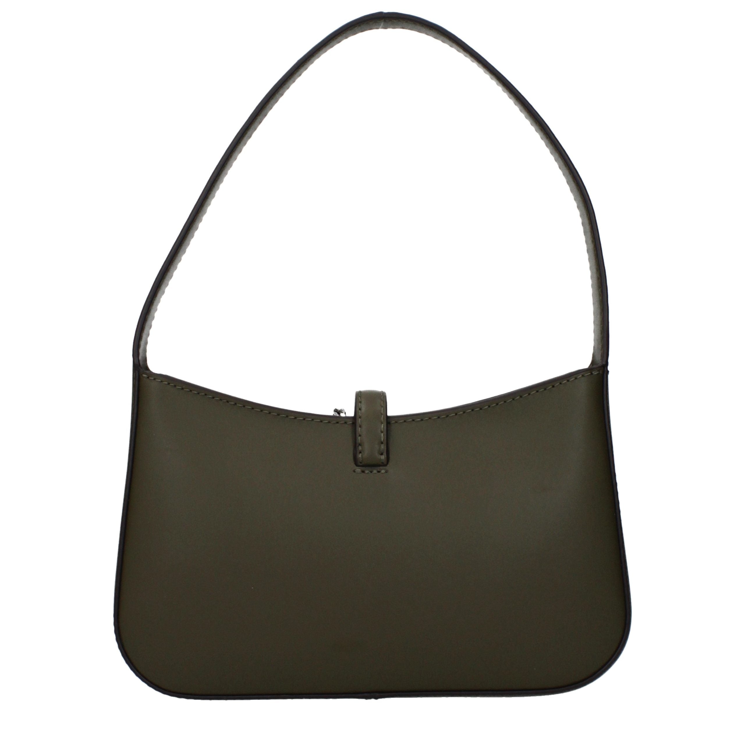Michael Kors Grüne Lederhandtasche-3