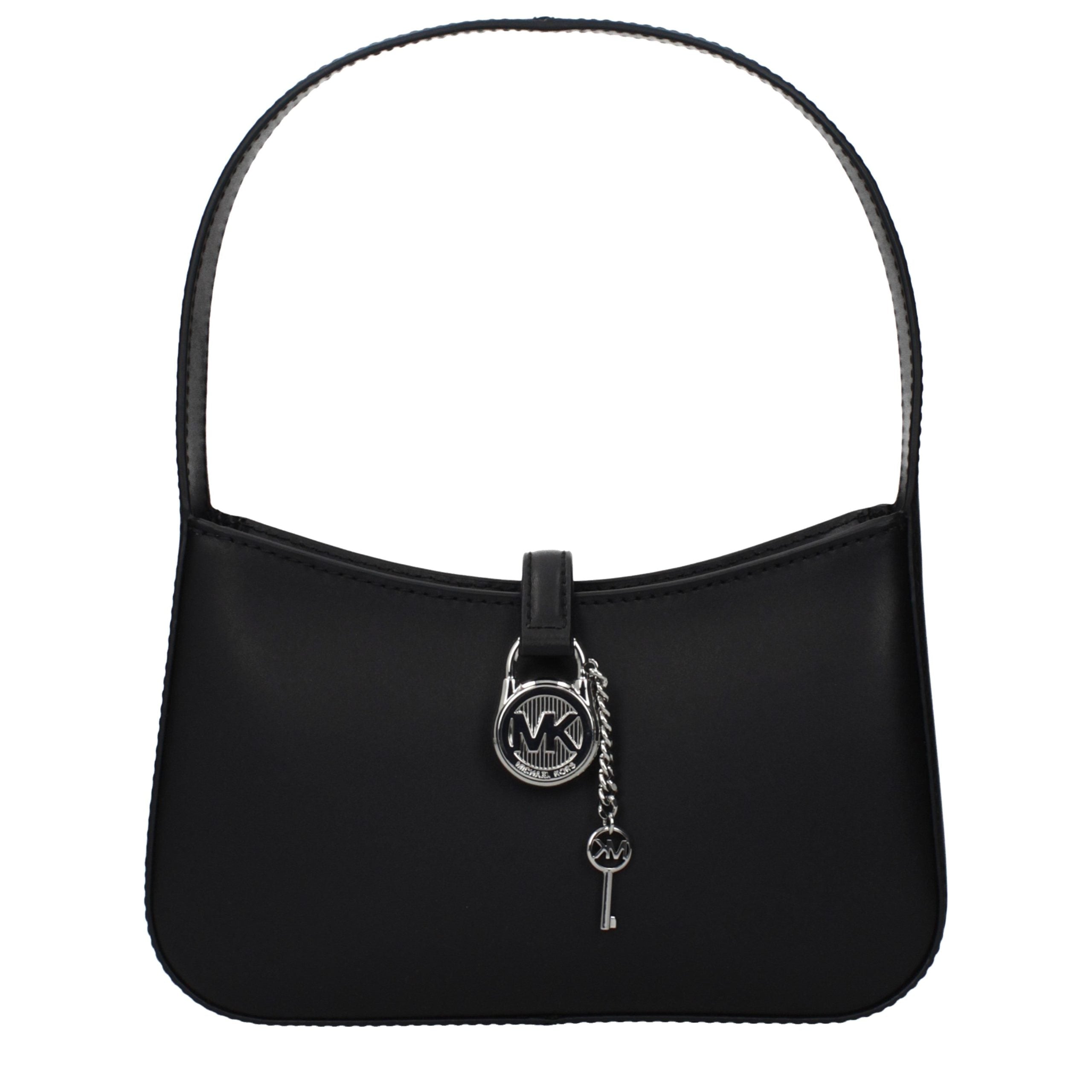 Michael Kors Schwarze Lederhandtasche-1