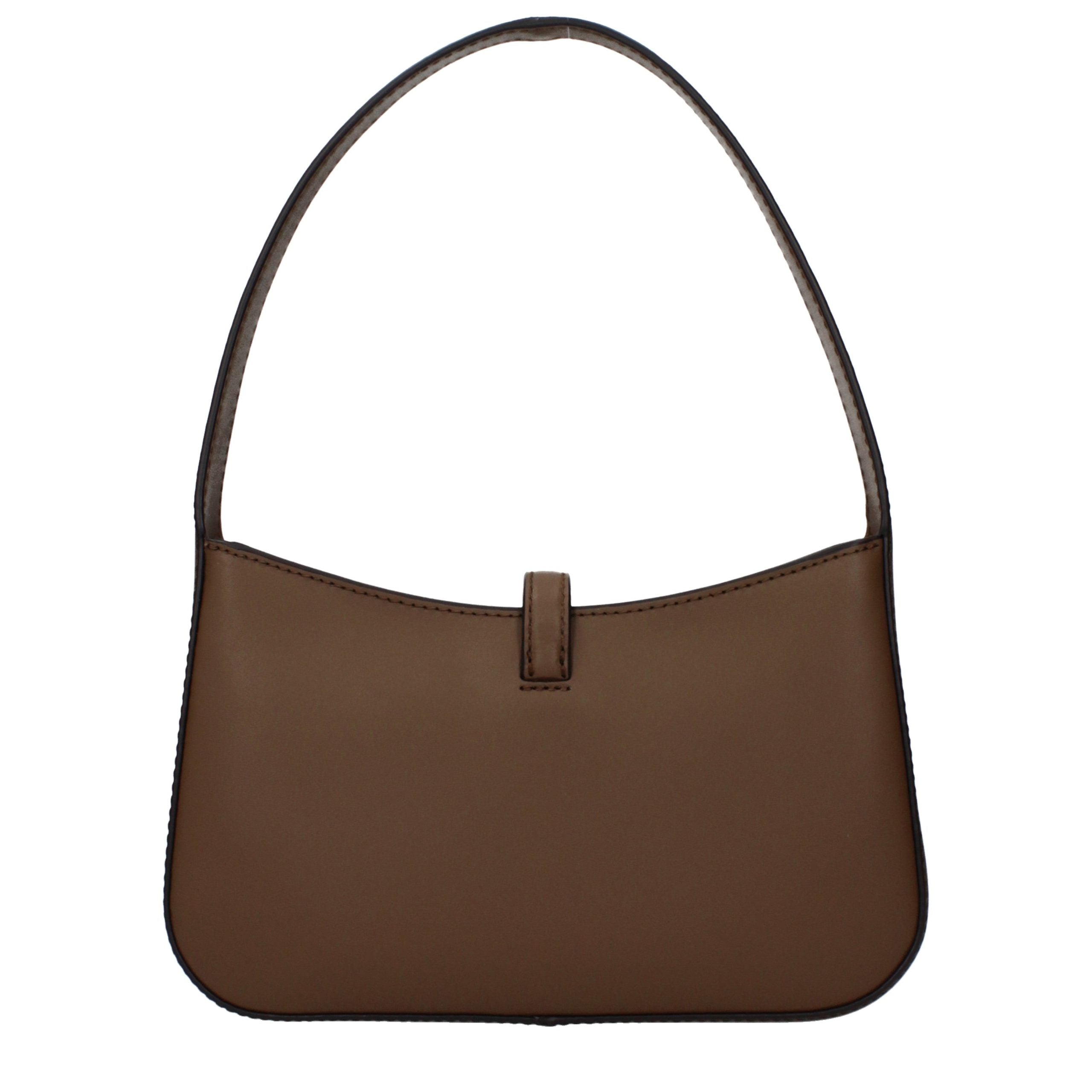 Michael Kors Braune Lederhandtasche-3