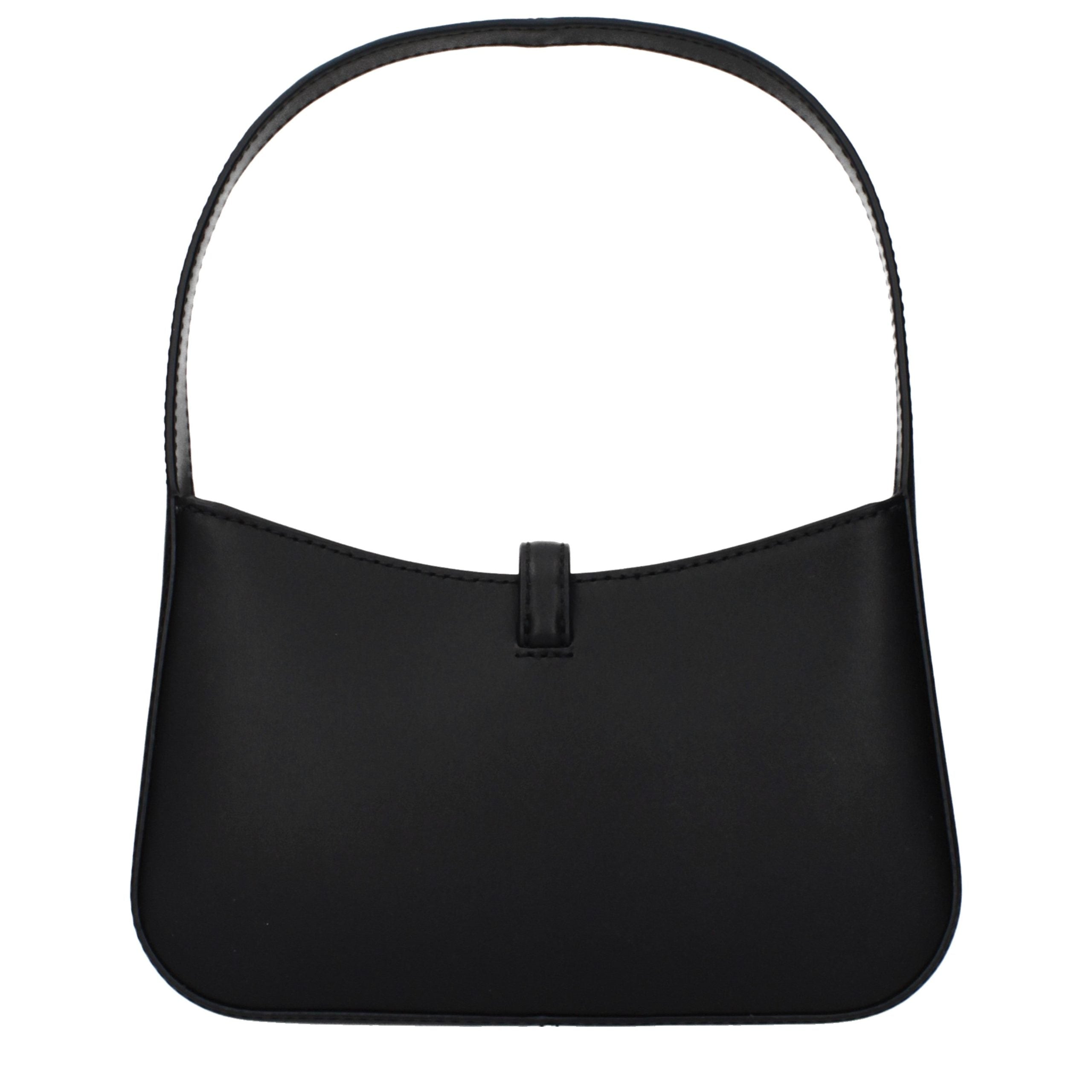 Michael Kors Schwarze Lederhandtasche-3