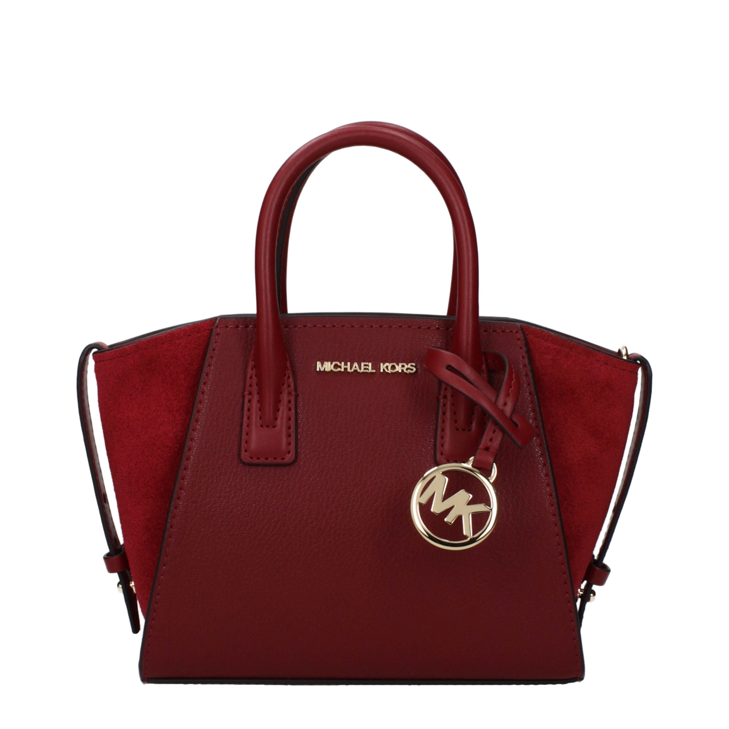 Michael Kors Rote Lederhandtasche-1