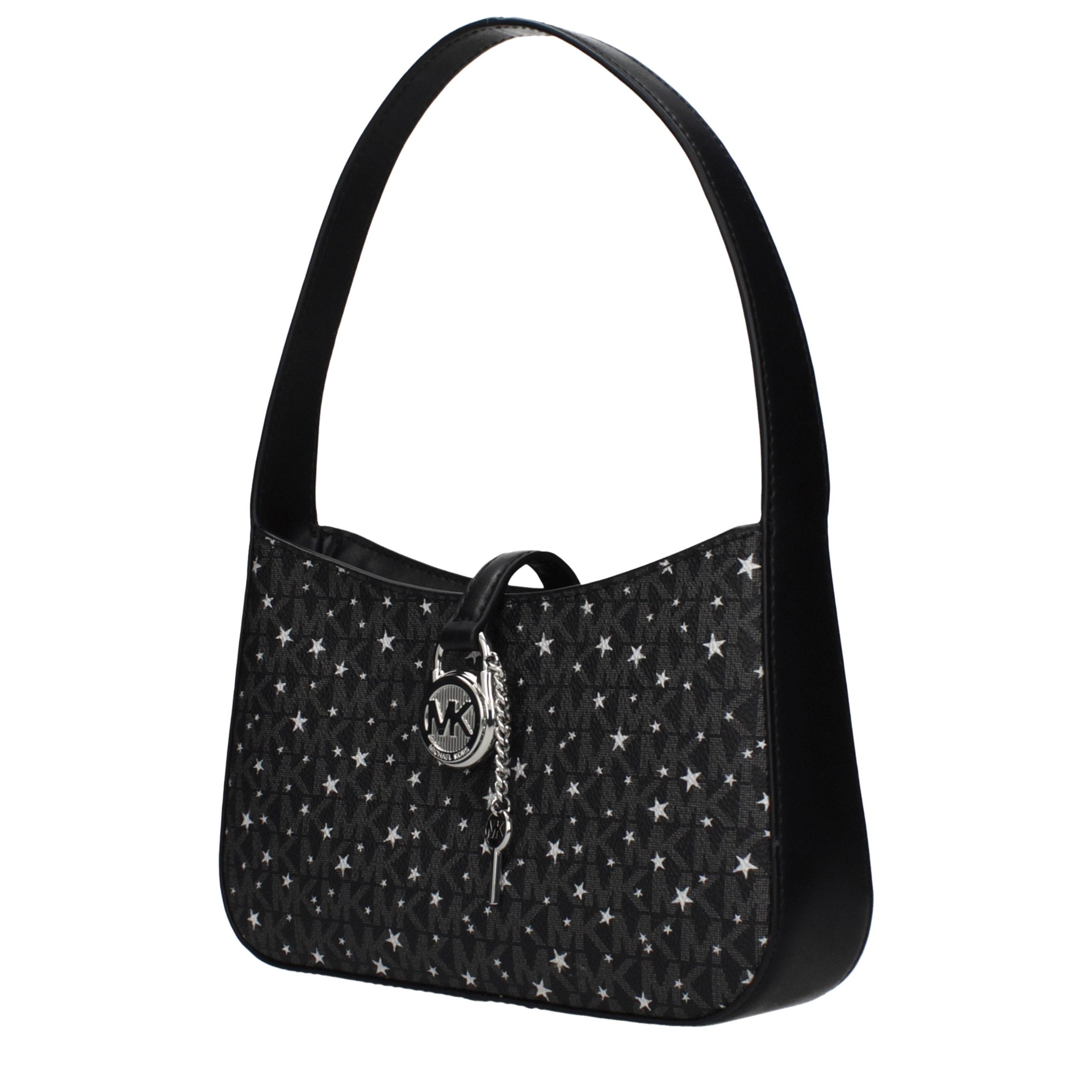 Michael Kors Schwarze Stoffhandtasche-2