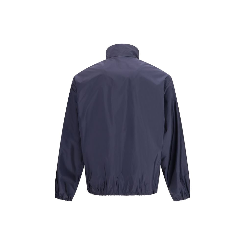 Prada Blaue Shell-Jacke aus recyceltem Polyamid-3