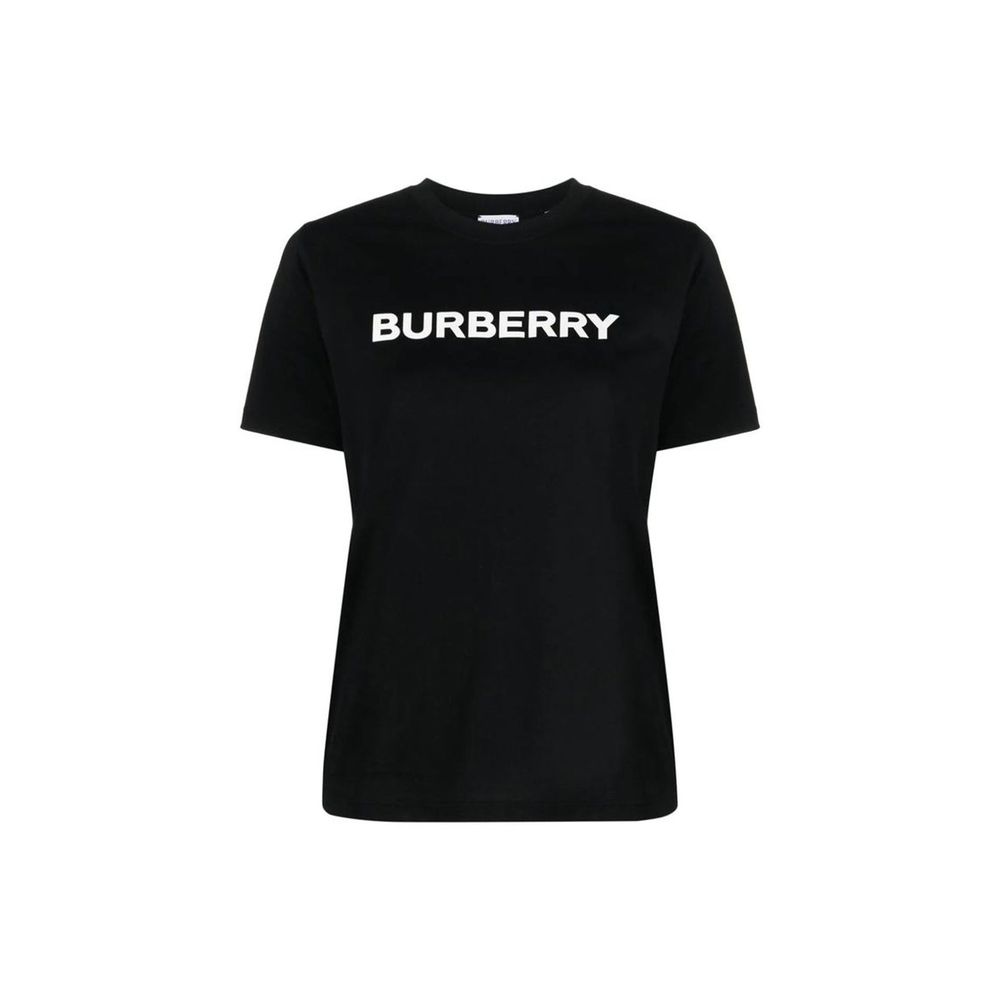 Burberry Schwarzes Baumwoll-T-Shirt