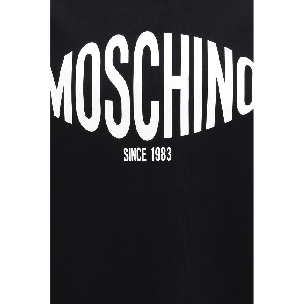 Moschino Schwarzer Baumwoll-Sweatshirt-3