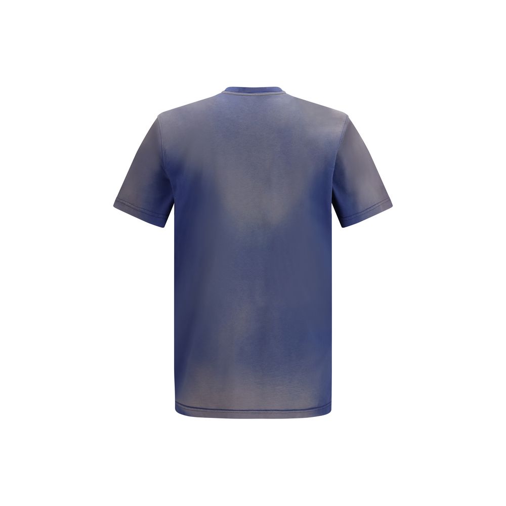Moschino Blue Cotton T-Shirt-2