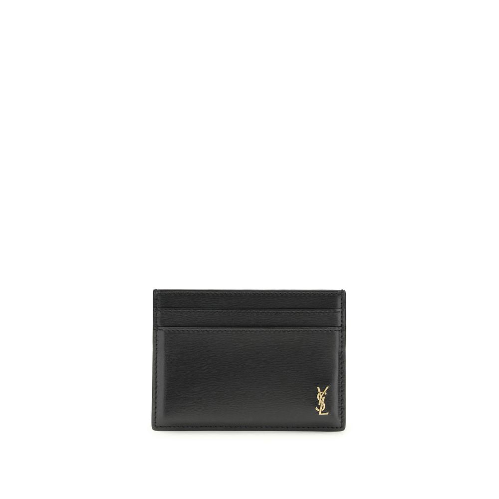 Saint Laurent Black Calfskin Bos Taurus Wallet-1