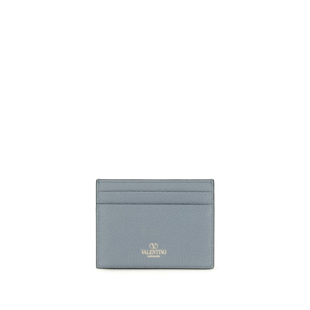 Valentino Garavani Bos Taurus blue calfskin wallet-2