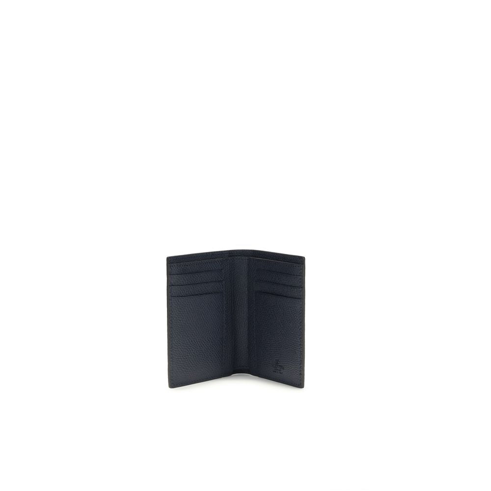 Valentino Garavani Bos Taurus blue calfskin wallet-3