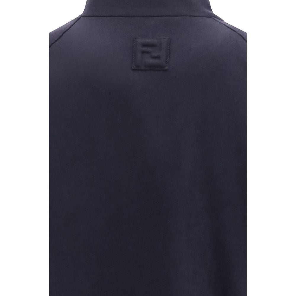 Fendi Blue Cashmere Bomber-3
