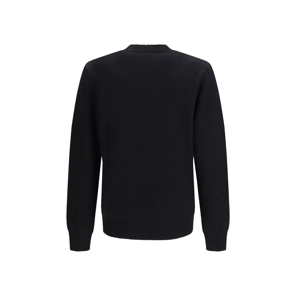 Fendi Schwarzer Sweatshirt aus Fleece-Wolle-2