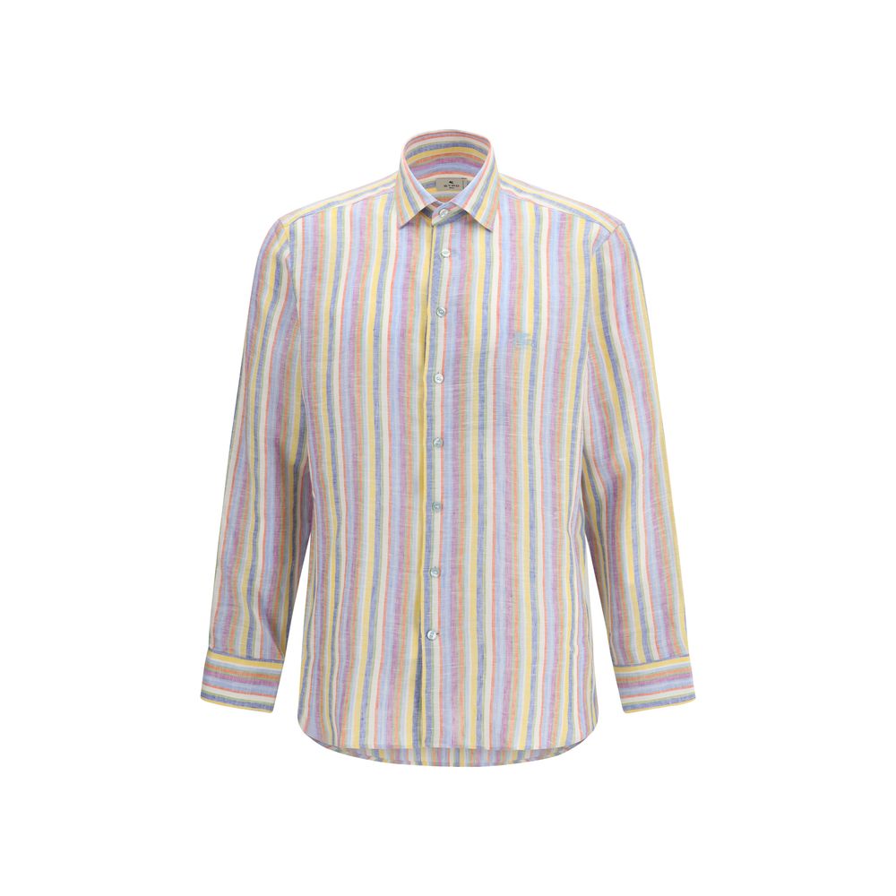 Etro Multicolor Linen Pattern Shirt-1