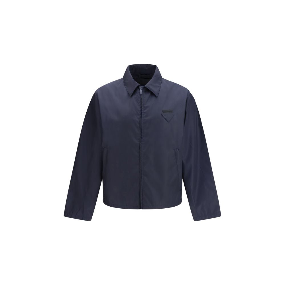Prada Blaue Jacke aus Nylon-1
