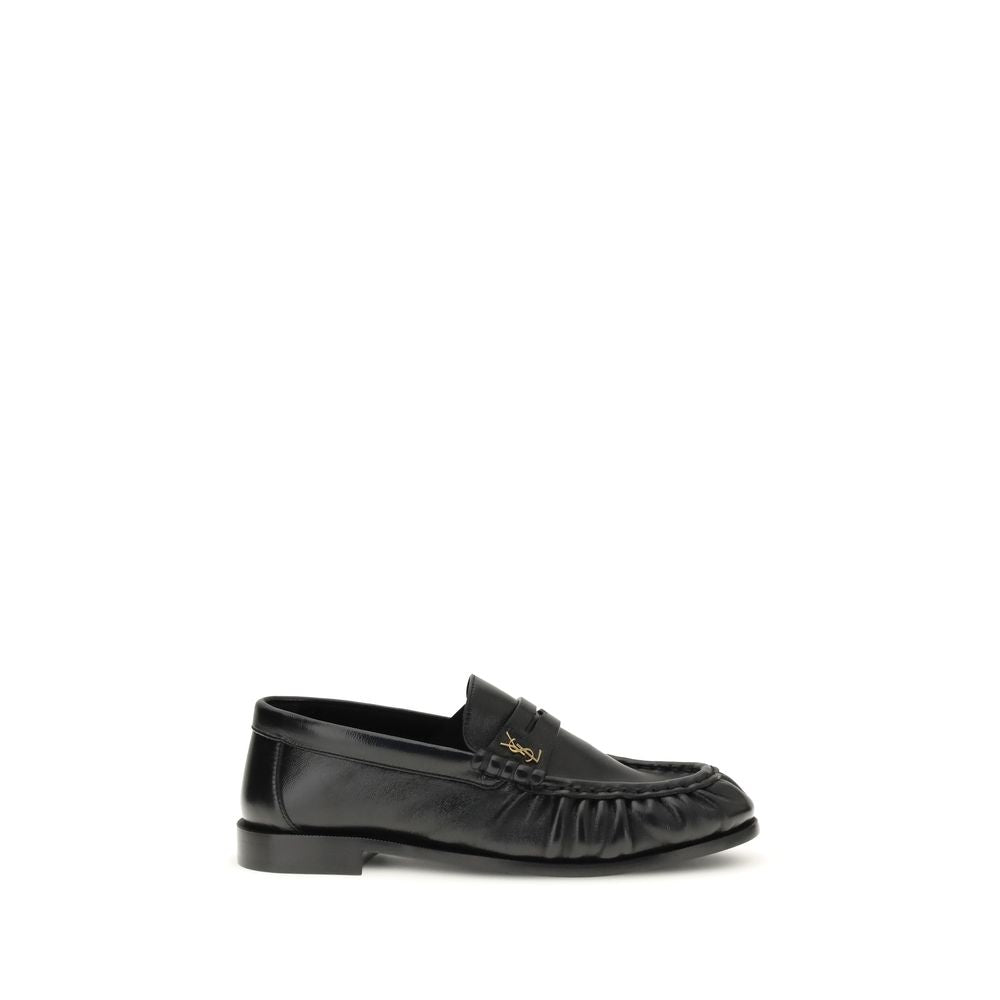 Saint Laurent Black Lambskin Ballet Flats Ovis Aries Aries-1