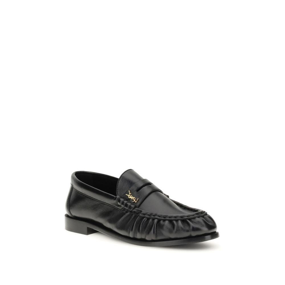 Saint Laurent Black Lambskin Ballet Flats Ovis Aries Aries-2