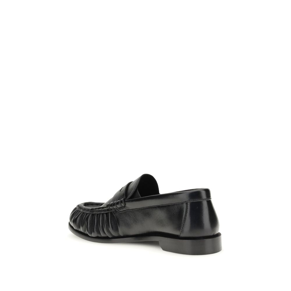 Saint Laurent Black Lambskin Ballet Flats Ovis Aries Aries-3