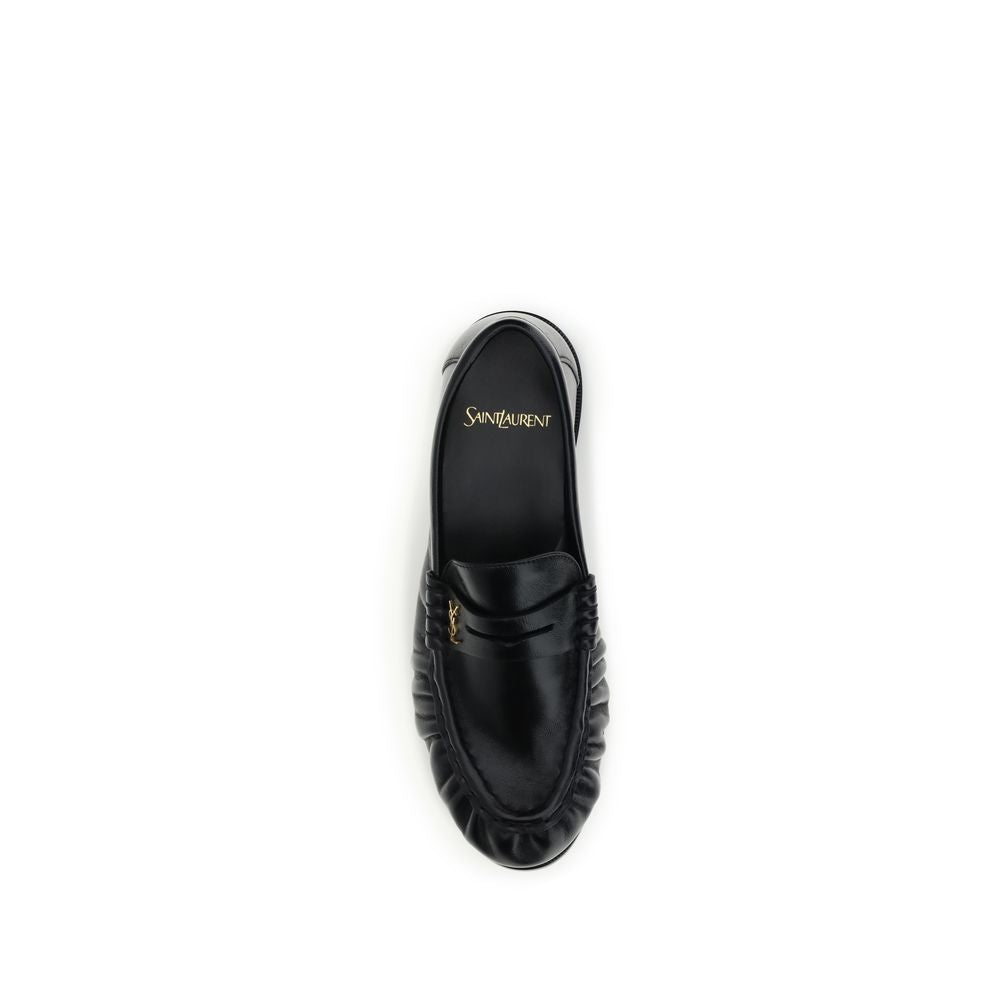Saint Laurent Black Lambskin Ballet Flats Ovis Aries Aries-4
