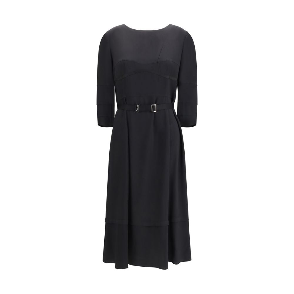 Prada black wool dress for everyday wear-1