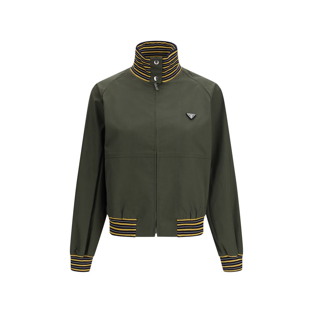 Prada Bicolor Polyester Bomber-1