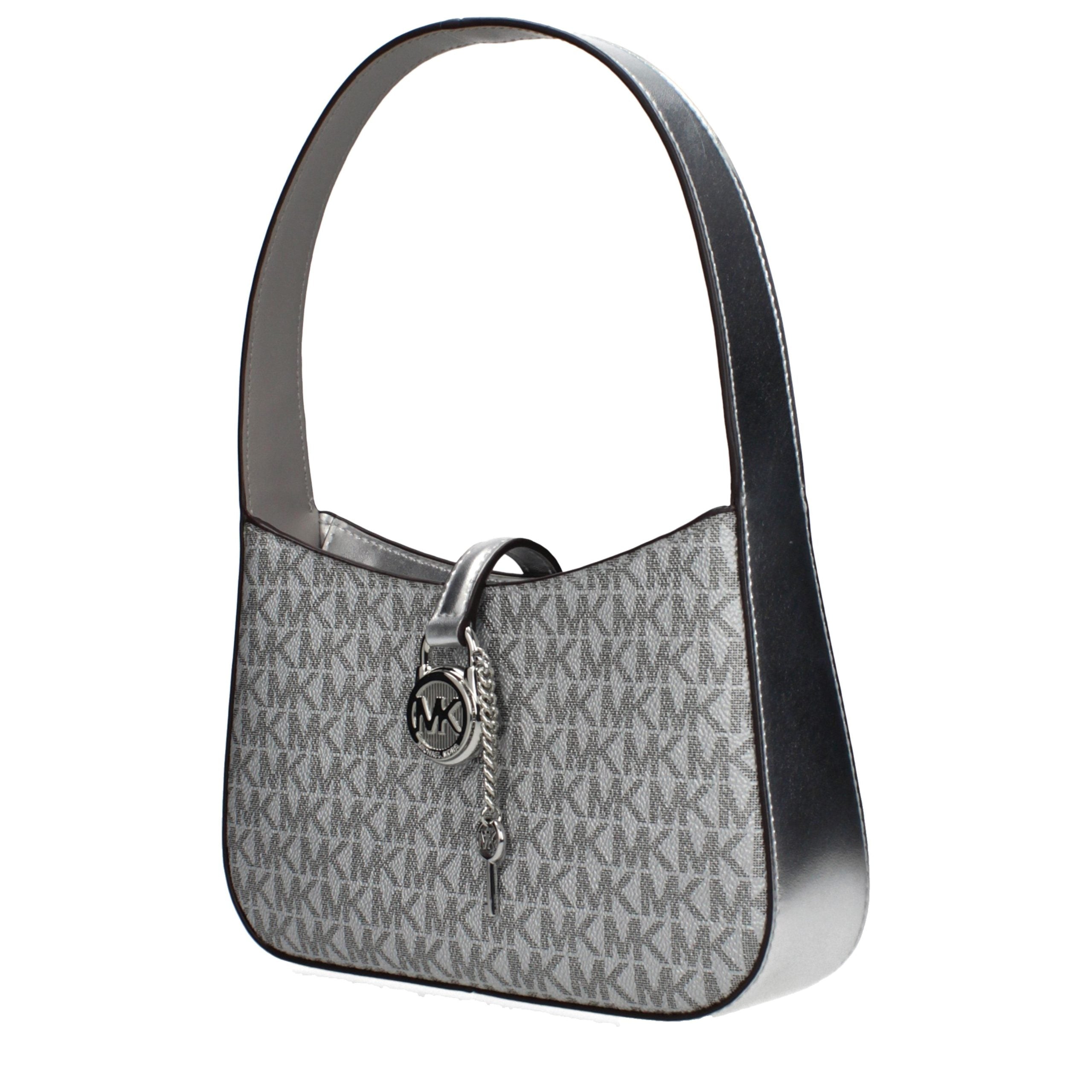 Michael Kors Graue Stoffhandtasche-2