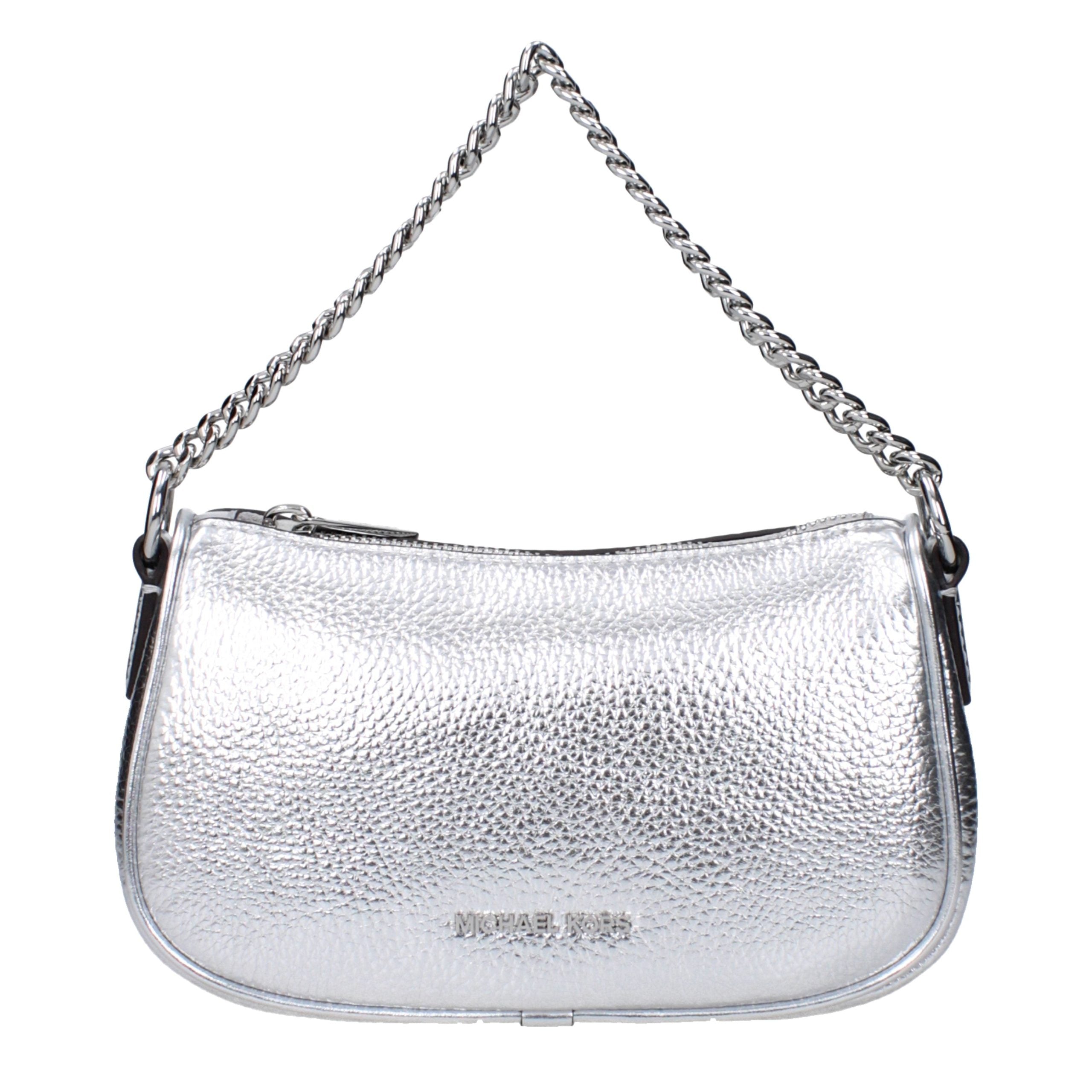 Michael Kors Graue Lederhandtasche-1