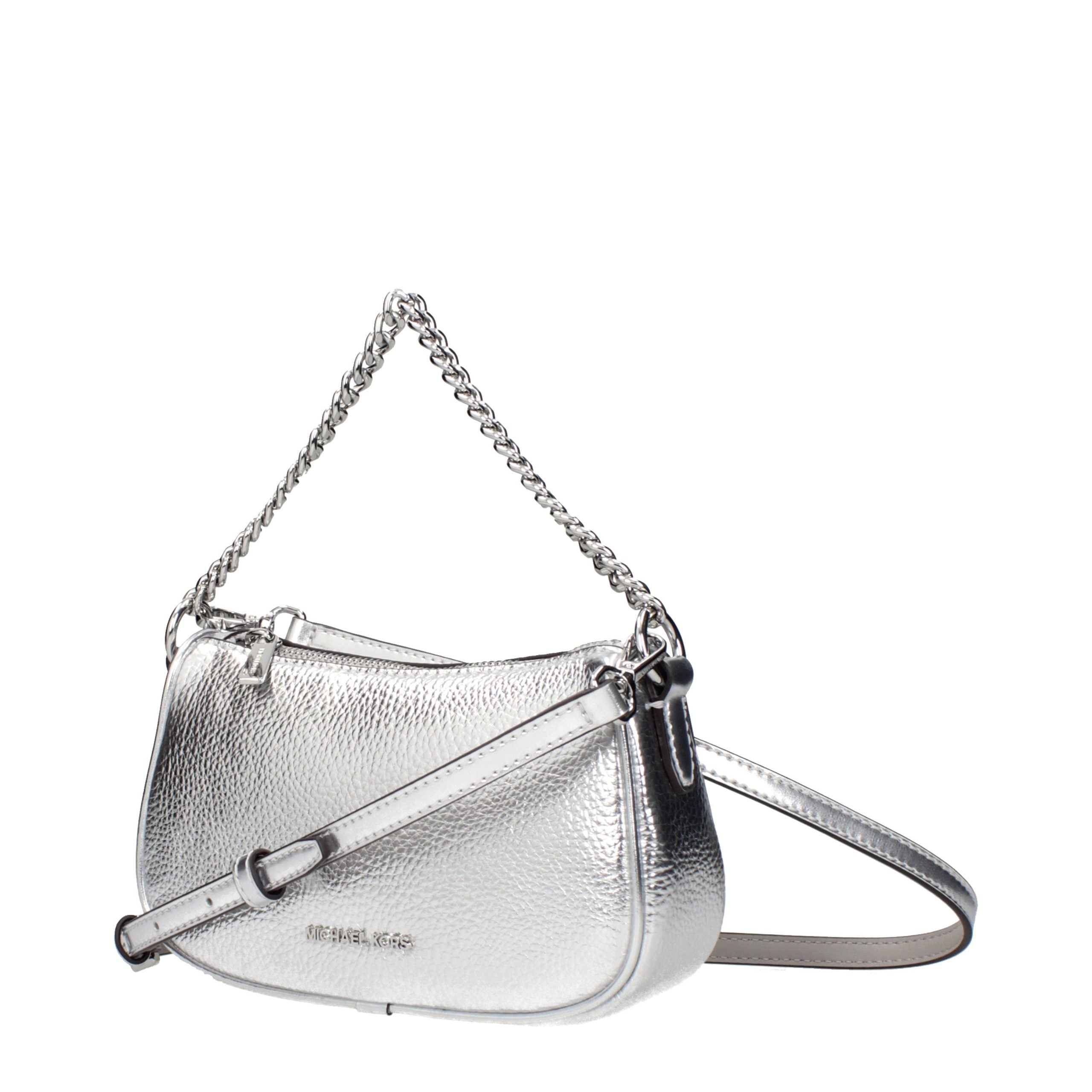 Michael Kors Graue Lederhandtasche-2