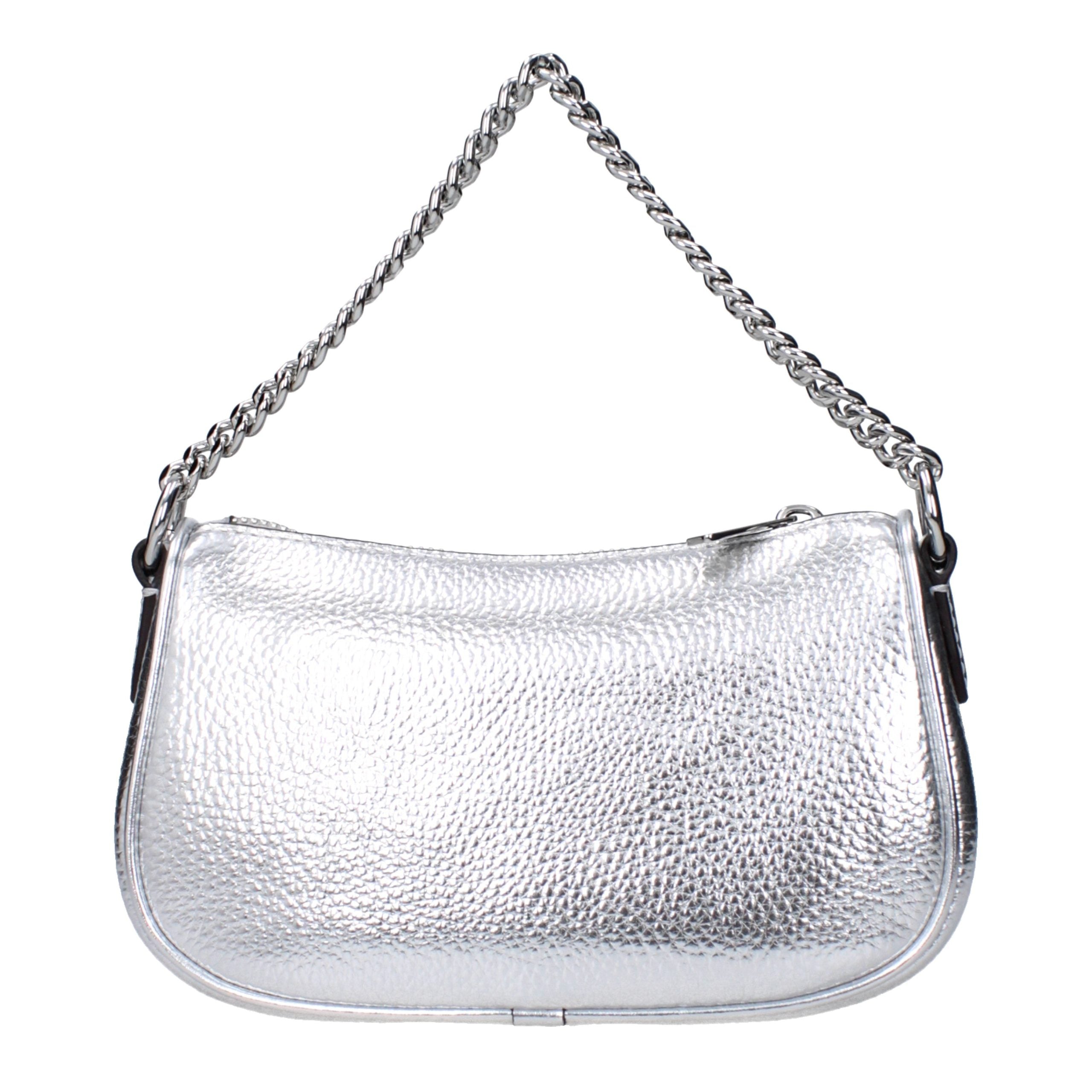 Michael Kors Graue Lederhandtasche-3