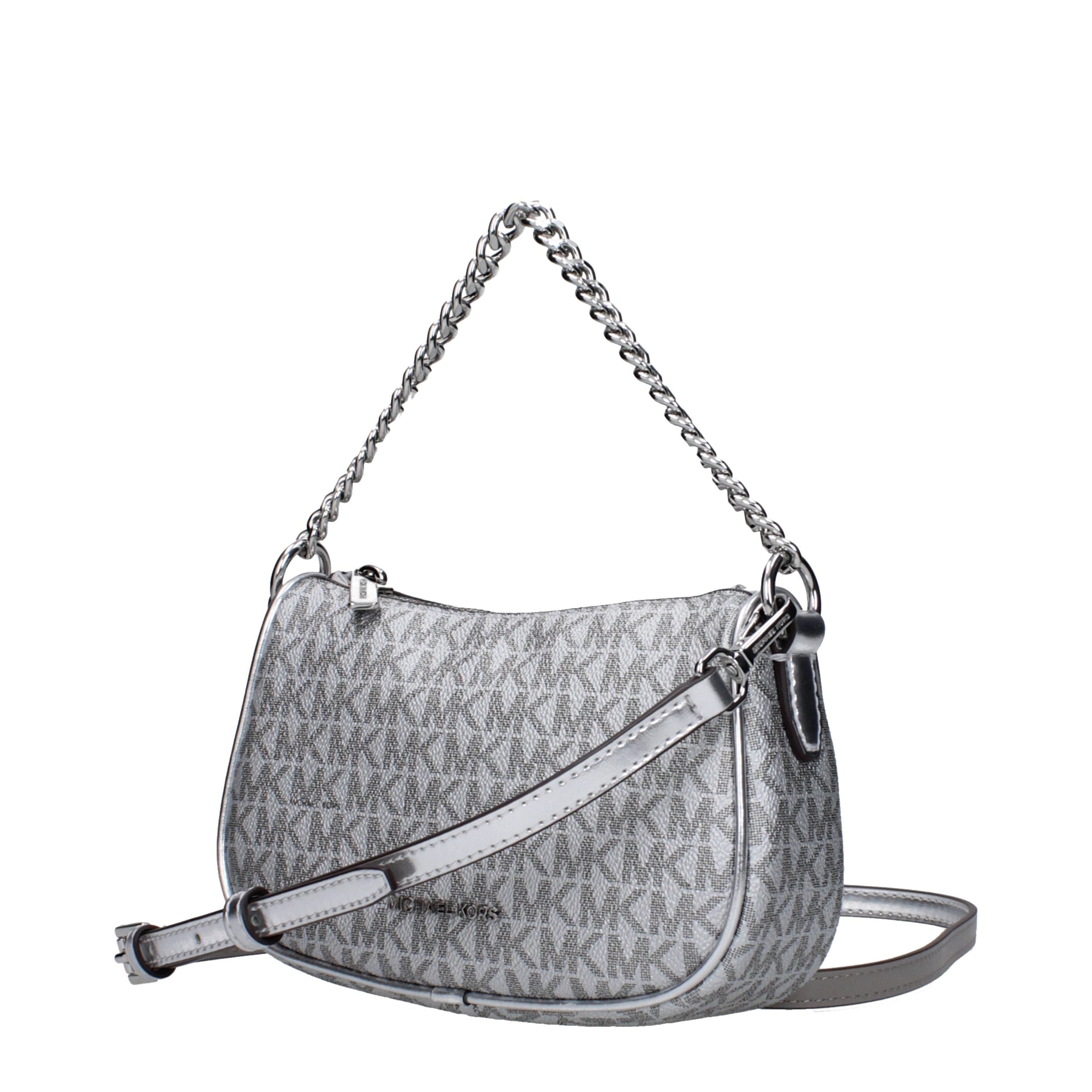 Michael Kors Graue Stoffhandtasche-2
