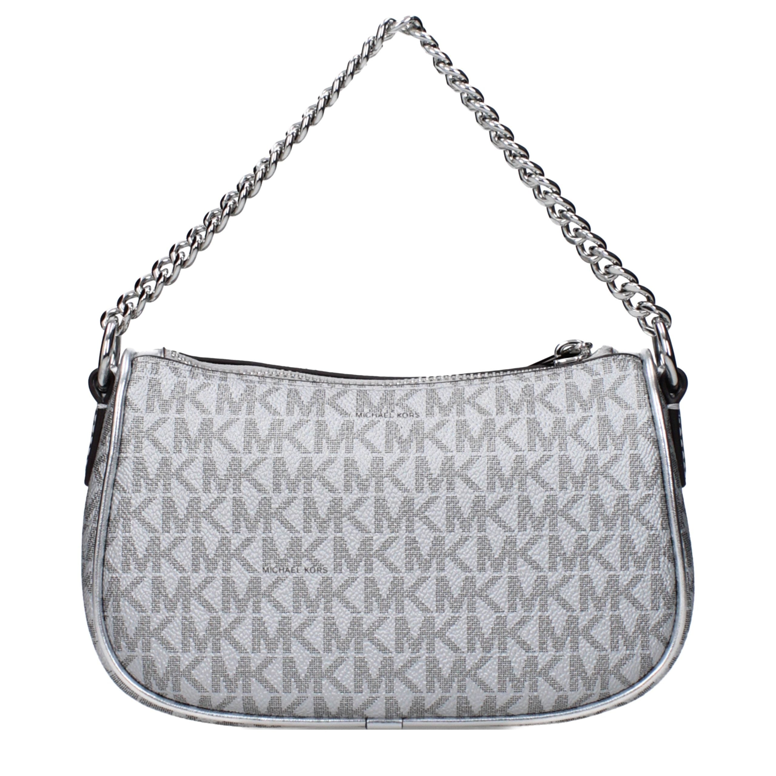 Michael Kors Graue Stoffhandtasche-3