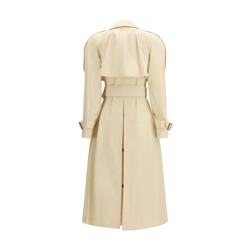 Burberry Beige Polyester Trenchcoat-2