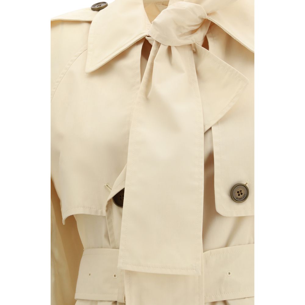 Burberry Beige Polyester Trenchcoat-3