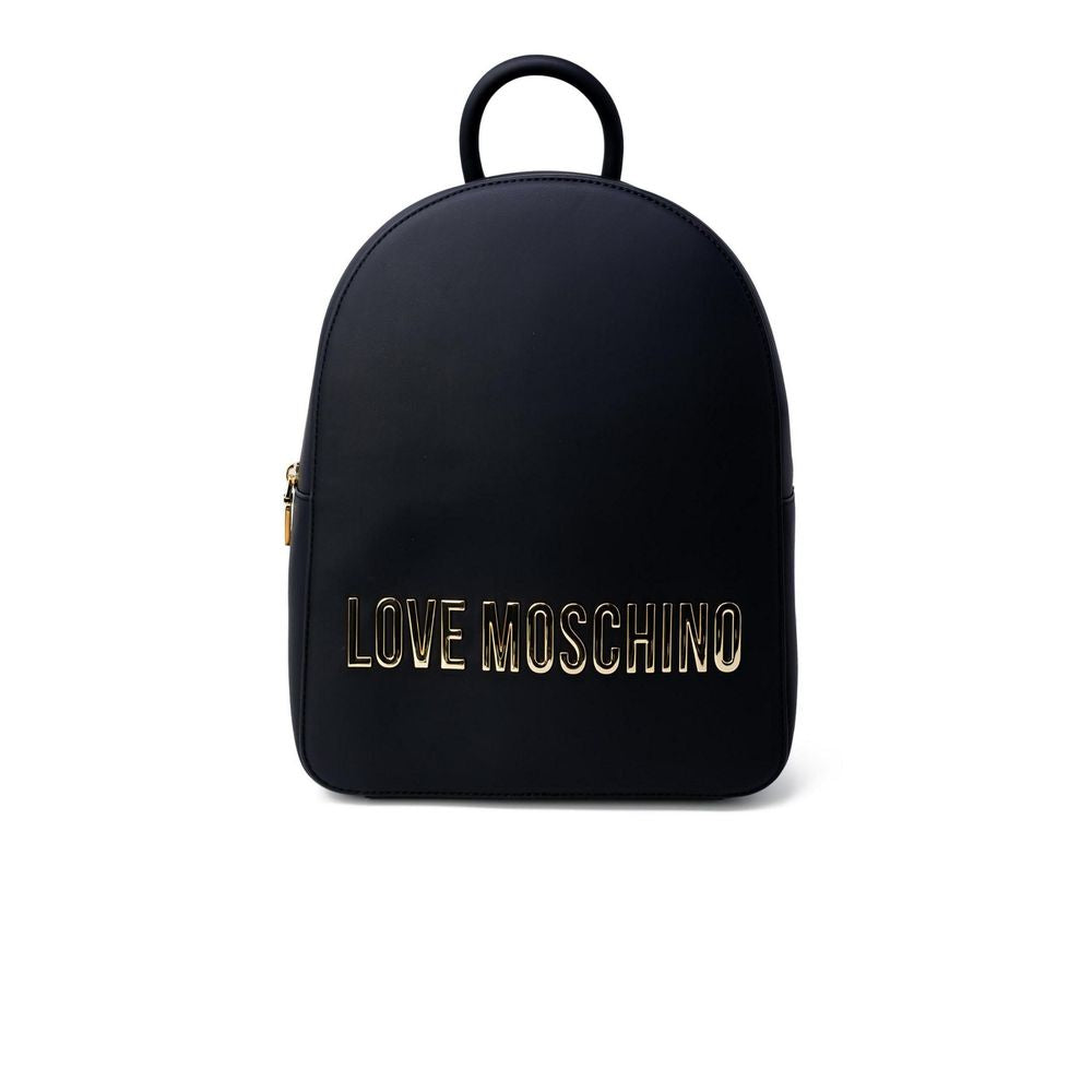 Love Moschino Schwarzer Rucksack aus Polyethylen-1