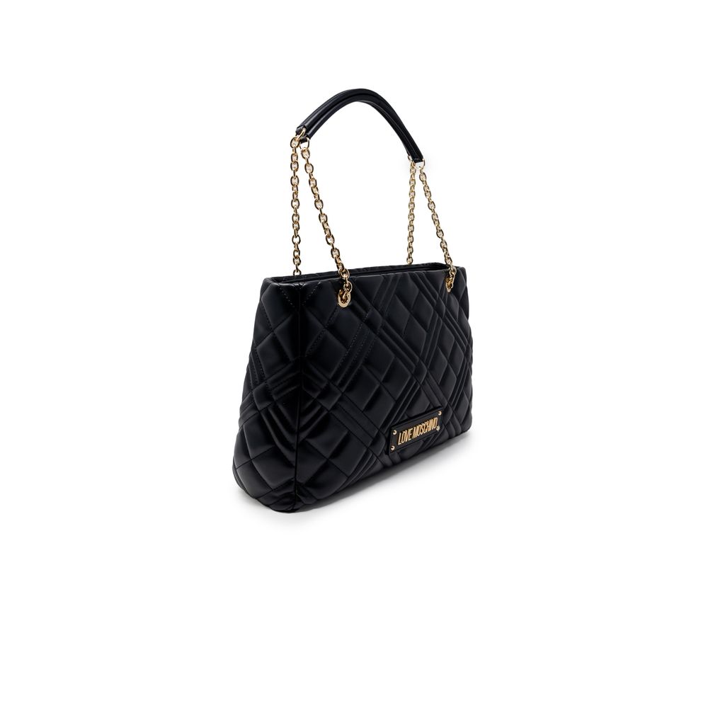 Love Moschino Black Polyethylene Handbag-2