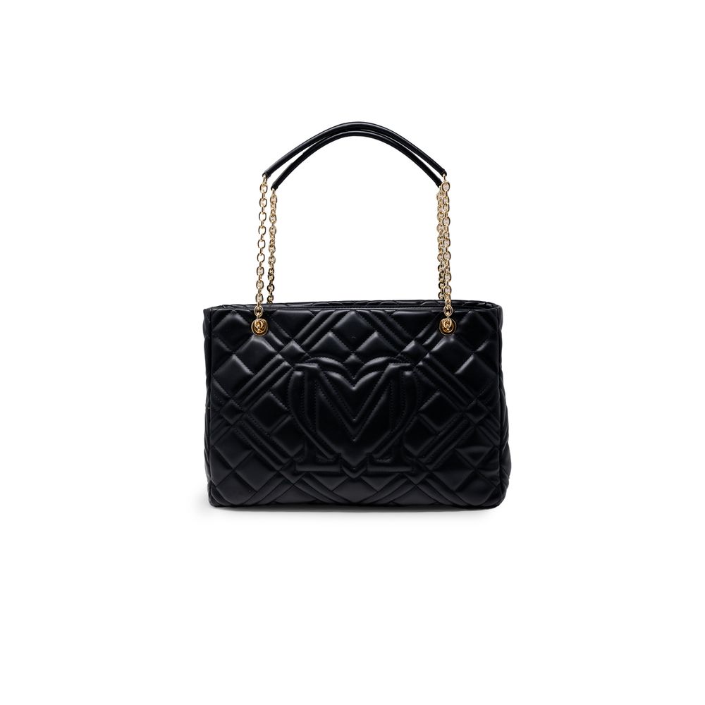 Love Moschino Black Polyethylene Handbag-3