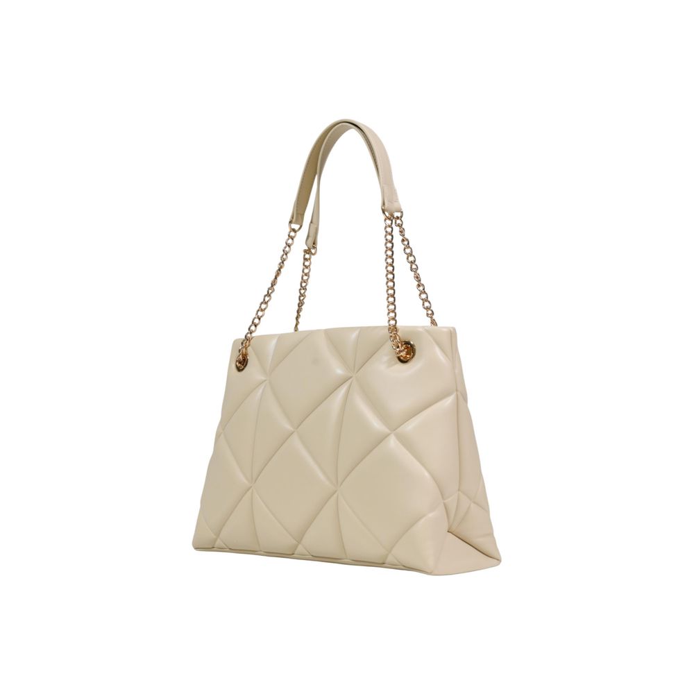 Love Moschino Beige Faux Leather Handbag-4