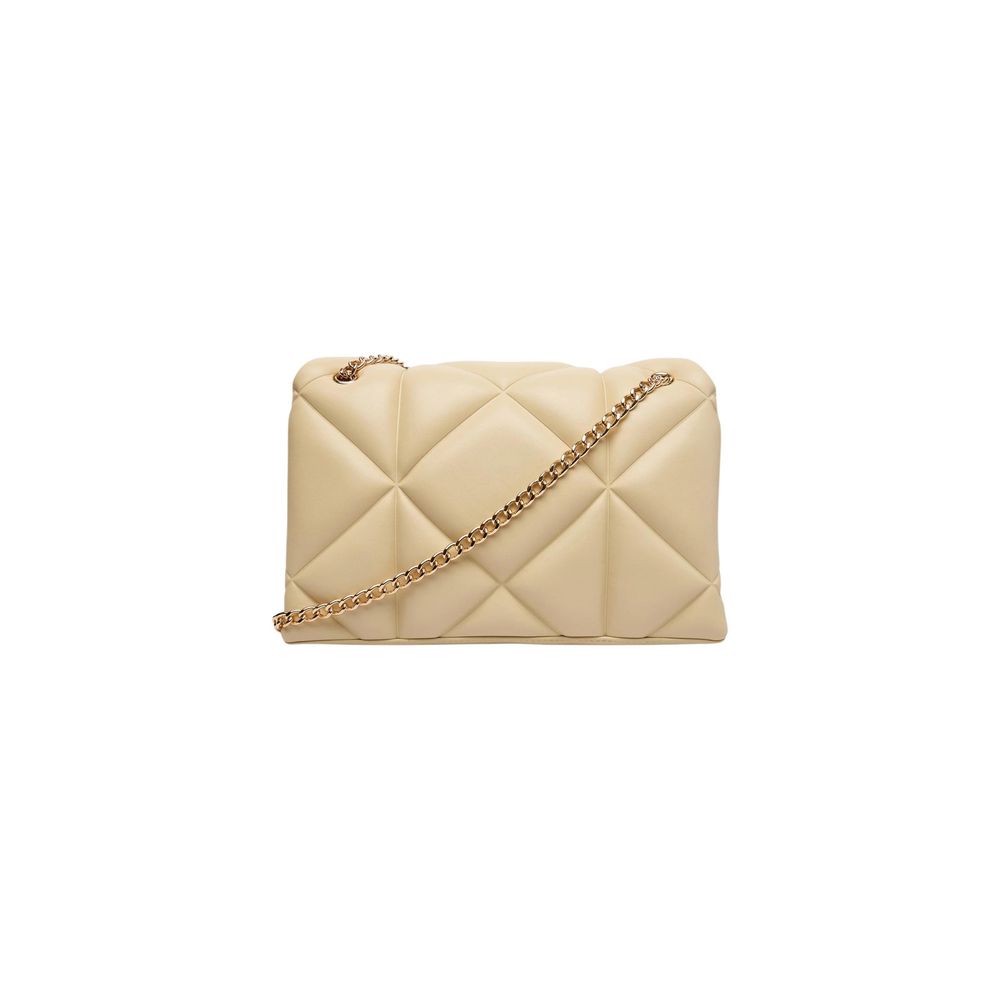 Love Moschino Beige Faux Leather Handbag-3