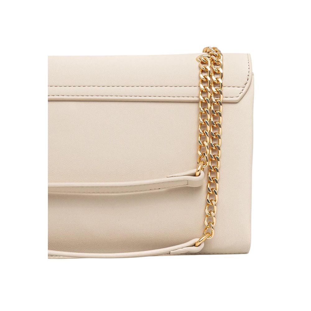 Love Moschino Beige Polyethylene Handbag-4
