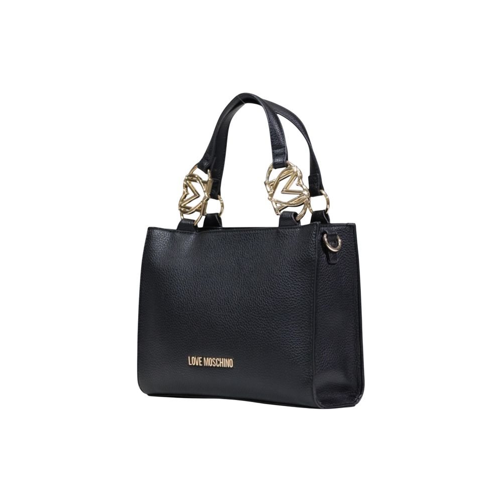 Love Moschino Black Polyethylene Handbag-2